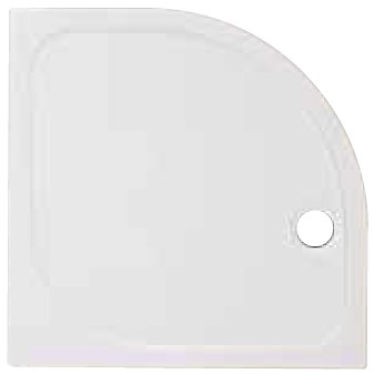 Metro 1000mm x 800mm x 45mm Offset Quadrant LH Stone Resin Acrylic